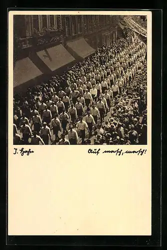 AK Koblenz, Reichstreffen der Sturmschar des Katholischen Jungmännerverbandes 17.-21. Mai 1932