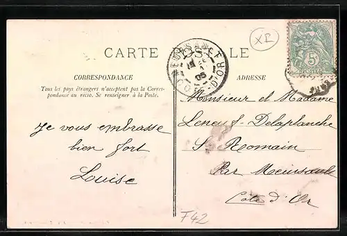 AK Saint-Just-sur-Loire, Vue prise des Barques