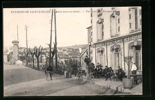 AK Saint-Just-sur-Loire, Vue prise des Barques