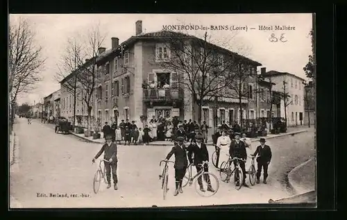 AK Montrond-les-Bains, Hôtel Mallière