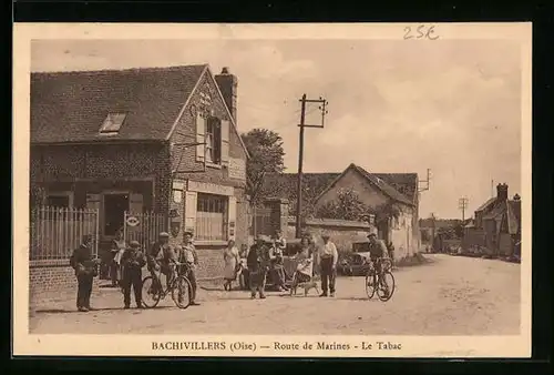 AK Bachivilliers, Route de Marines, Le Tabac