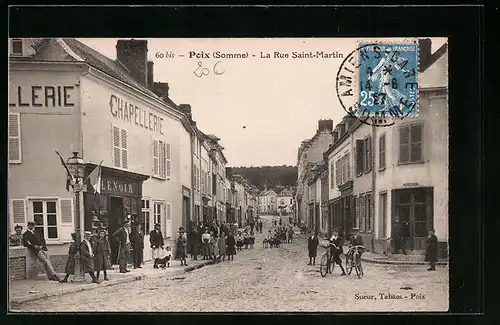 AK Poix, La Rue Saint-Martin