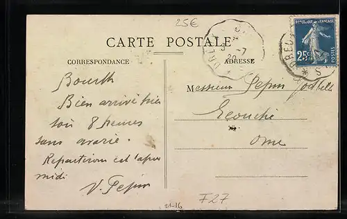 AK Bourth, Carrefour des Routes de Francheville et de Verneuil