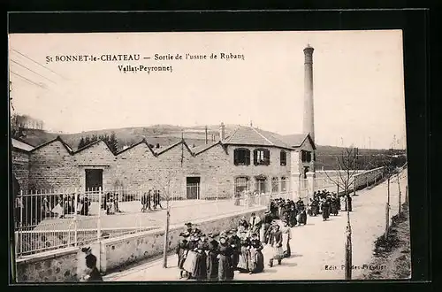 AK St-Bonnet-le-Chateau, Sortie de l`usine de Rubans Vallat-Peyronnet