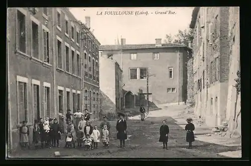 AK La Fouillouse, Grand Rue