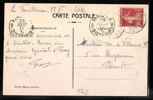 AK La Fouillouse, Grand Rue