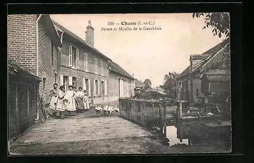 AK Chaon, Ferme et Moulin de la Gauchérie