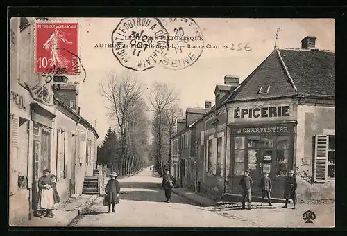 AK Authon-du-Perche, Rue de Chartes