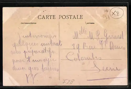 AK Authon-du-Perche, Rue de Chartes