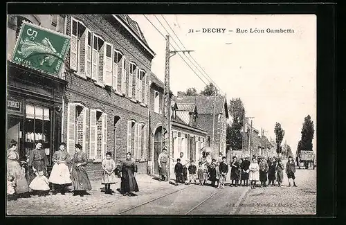 AK Dechy, Rue Léon Gambetta