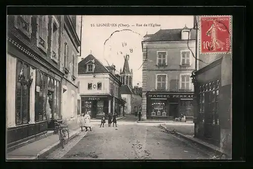 AK Lignières, Rue de l`Eglise