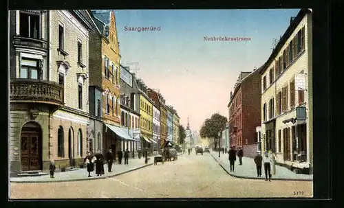 AK Saargemünd, Neubrückenstrasse