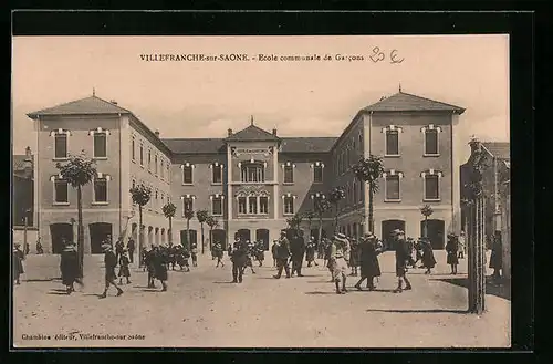 AK Villefranche-sur-Saone, Ecole communale de Garcons