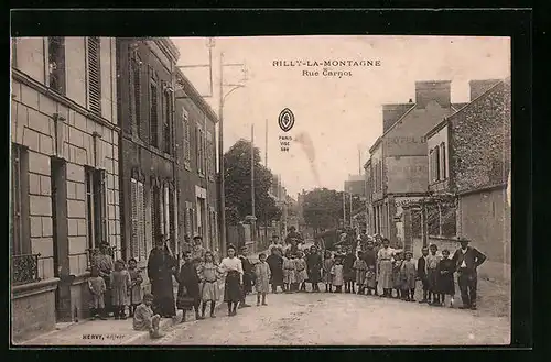 AK Rilly-la-Montagne, Rue Carnot