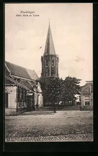 AK Kruiningen, Herv. Kerk en Toren