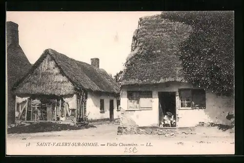 AK Saint-Valery-sur-Somme, Vieille Chaumière