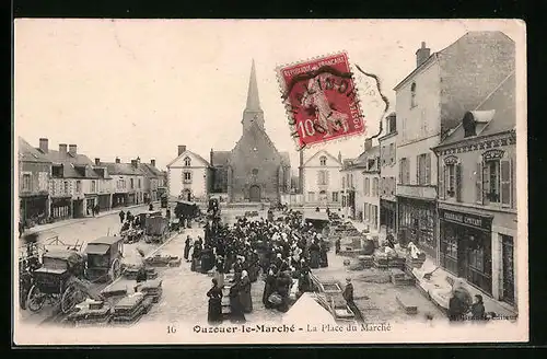 AK Ouzouer-le-Marché, La Place du Marché