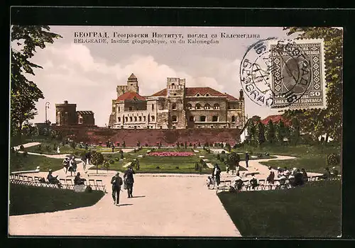 AK Belgrade, Institut géographique vu du Kalemegdan
