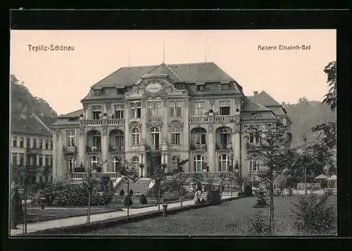 AK Teplitz Schönau / Teplice, Kaiserin Elisabeth-Bad