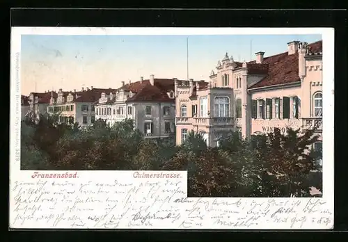 AK Franzensbad, Culmerstrasse