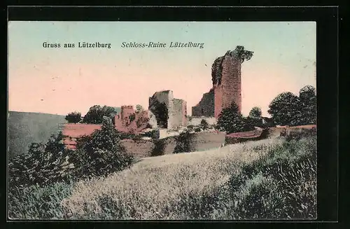 AK Lützelburg, Schloss-Ruine