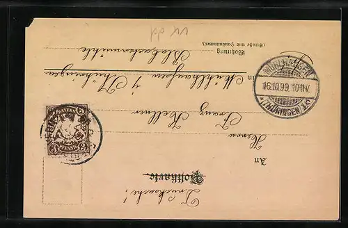 Lithographie Fürth i. B., Hotel National, Cafe im Stadtpark