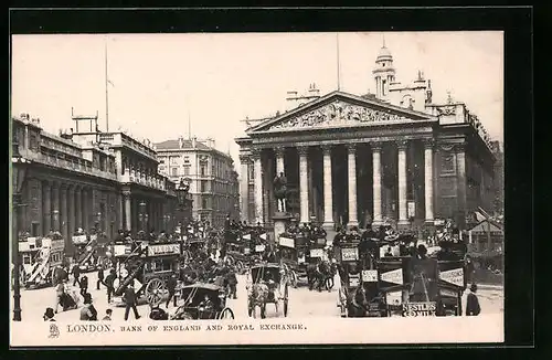 AK London, Bank of England and Royal Exchange