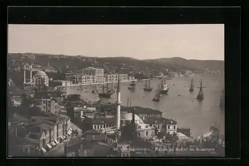 AK Constantinople, Palais du Sultan au Bosphore