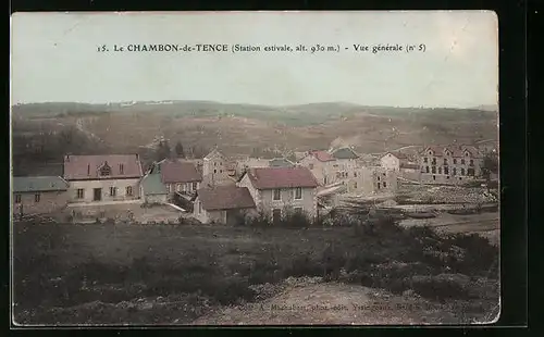 AK Le Chambon-de-Tence, Vue générale