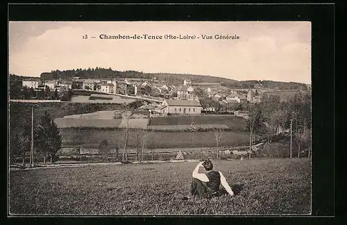 AK Le Chambon-de-Tence, Vue générale