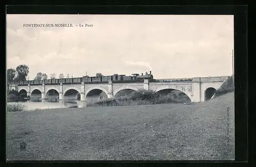AK Fontenoy-sur-Moselle, Le Pont