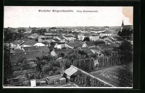 AK Cirey, Gesamtansicht, Westlicher Kriegsschauplatz