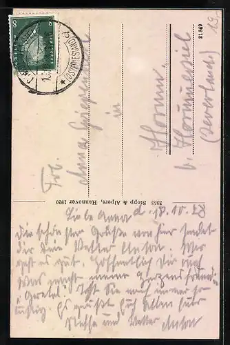 AK Altfunnixsiel, Gasthof Herm. Albers, Partie an der Harle