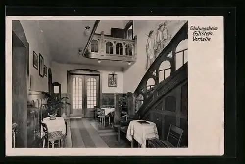 AK Gültstein, Hotel, Erholungsheim, Vorhalle
