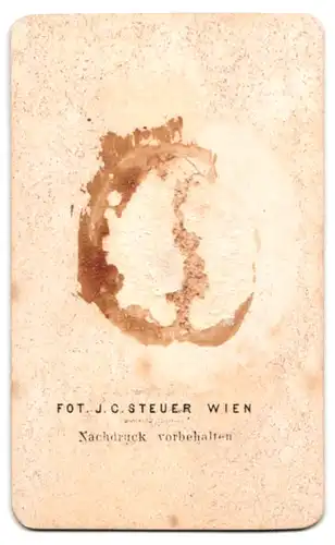 Fotografie J. C. Steuer, Wien, Schrifsteller Friedrich Schiller