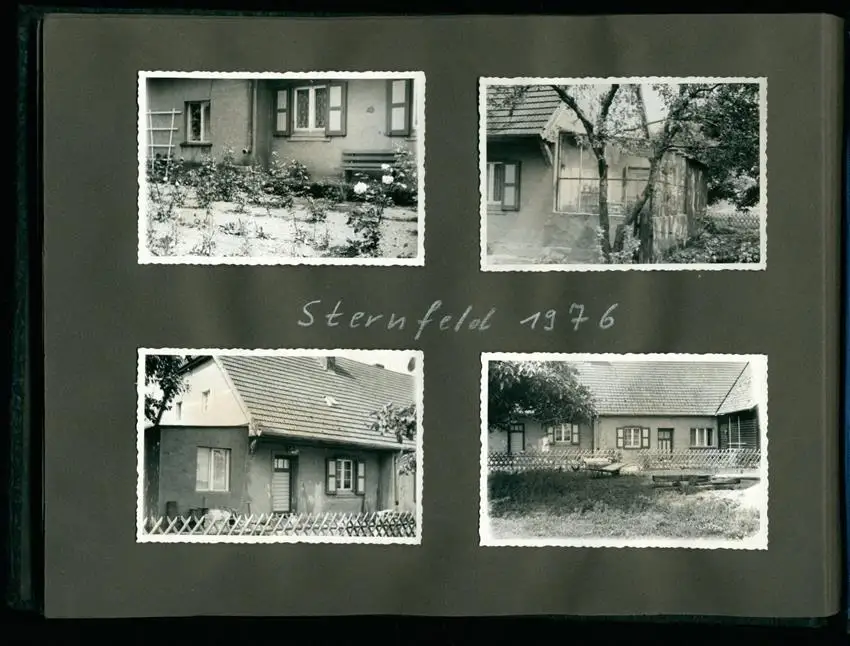 Fotoalbum 73 Fotografien Ückermünde, Soldaten, DDR Grenzschutz, Kaserne, Motorrad MZ 4