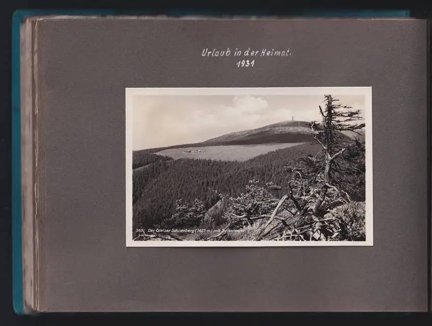 Fotoalbum 70 Fotografien, Ansicht Landeck in Schlesien / Ladek-Zdrój, 1930, Strassenpartie, Evangelische Schule, Kurhaus 10