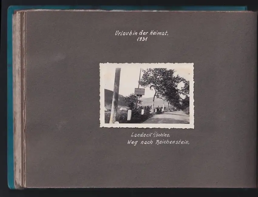 Fotoalbum 70 Fotografien, Ansicht Landeck in Schlesien / Ladek-Zdrój, 1930, Strassenpartie, Evangelische Schule, Kurhaus 3