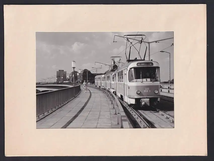 Fotokassette 9 Fotografien, Strassenbahn der Verkehrsbetriebe Dresden, BPO und der BGL, Wartunghalle 0