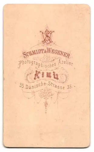 Fotografie Schmidt & Wegener, Kiel, Dänische-Strasse 35, Bürgerlicher mit spärlichem Haarwuchs