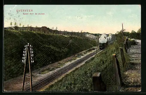 AK Overveen, Spoor door de duinen