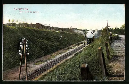 AK Overveen, Spoor door de duinen