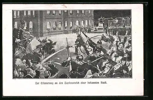 AK Hamburg-Altona, Eine Erinnerung an den Zapfenstreich