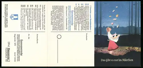 Klapp-AK Mannheim, Privat-Brief-Beförderung, Stempel Private Stadtpost