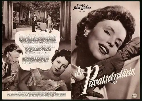 Filmprogramm IFB Nr. 2226, Die Privatsekretärin, Sonja Ziemann, Rudolf Prack, Regie: Paul Martin
