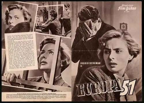 Filmprogramm IFB Nr. 2055, Europa 51, Ingrid Bergman, Alexander Knox, Regie: Roberto Rosselini