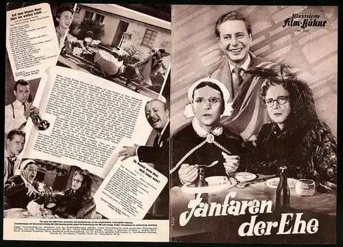 Filmprogramm IFB Nr. 2052, Fanfaren der Ehe, Dieter Borsche, Georg Thomalla, Regie: Hans Grimm