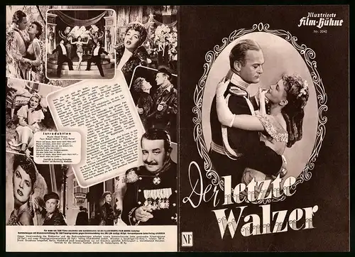 Filmprogramm IFB Nr. 2042, Der letzte Walzer, Eva Bartok, Curd Jürgens, Regie: Arthur Maria Rabenalt