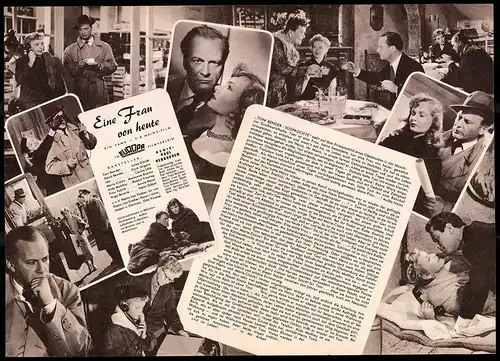 Filmprogramm IFB Nr. 2329, Eine Frau von heute, Luise Ullrich, Curd Jürgens, Regie: Paul Verhoeven