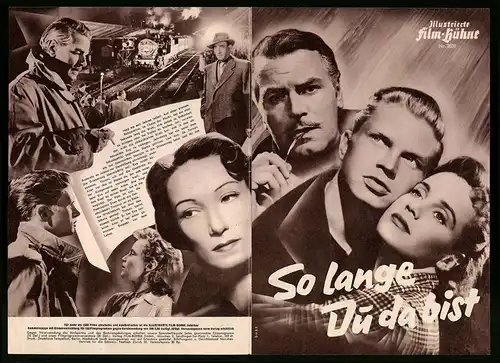 Filmprogramm IFB Nr. 2031, So lange Du da bist, Maria Schell, O. W. Fischer, Regie: Harald Braun